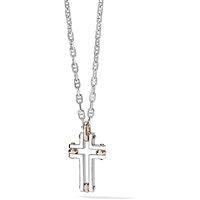 Collana Comete Uomo Faith in Argento UGL663